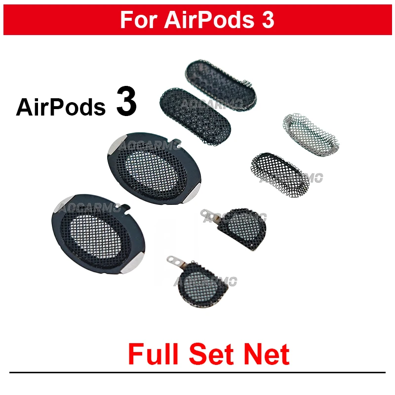 Для наушников Apple AirPods 3, передняя часть Mest, левая и правая верхняя нижняя часть микрофона, сетчатый сенсорный порт, сетка для ремонта пыли
Для наушников Apple AirPods 3, передняя часть Mest, левая и правая верхняя нижняя часть микрофона, сетчатый сенсорный порт, сетка для ремонта пыли