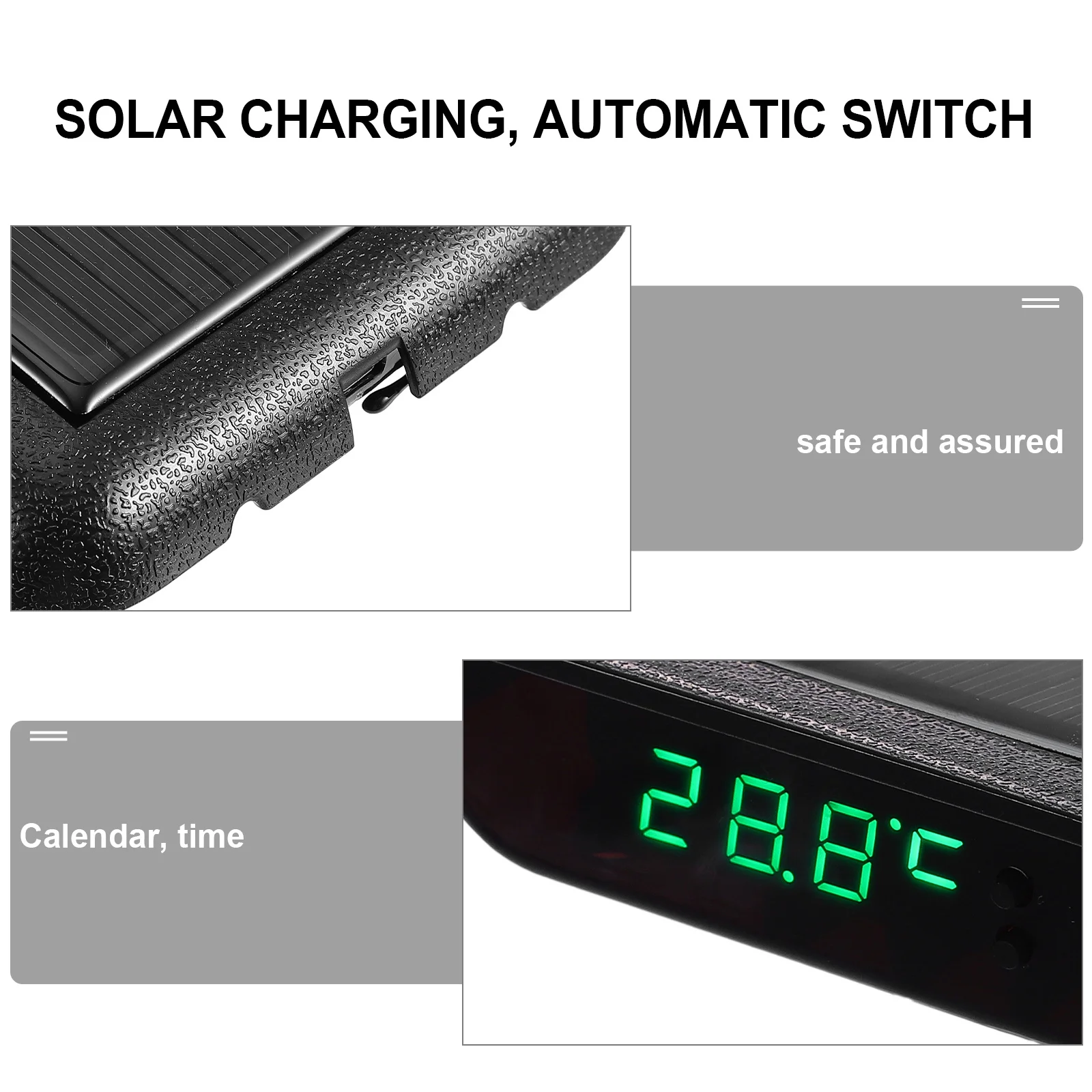 Solar Car Clock High Precision Heat Resistant Electronic Timer Luminous Vehicle Clock for Desk Use Portable Reliable
Solar Car Clock High Precision Heat Resistant Electronic Timer Luminous Vehicle Clock for Desk Use Portable Reliable