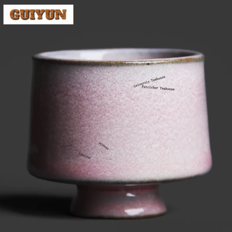 2pc/lot Kiln Fambe Glaze Coral Red Teacup Elegant Tea Bowl Sample Tea Cup Tea-tasting Fragrance Cup Chazhan Master Cups Cafes
2pc/lot Kiln Fambe Glaze Coral Red Teacup Elegant Tea Bowl Sample Tea Cup Tea-tasting Fragrance Cup Chazhan Master Cups Cafes