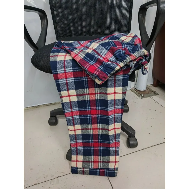 Pajama Pants Men's Flannel Cotton Autumn and Winter Casual Plaid Long Trousers Warm Homewear Pants Men Sleepwear Pyjama Homme
Pajama Pants Men's Flannel Cotton Autumn and Winter Casual Plaid Long Trousers Warm Homewear Pants Men Sleepwear Pyjama Homme