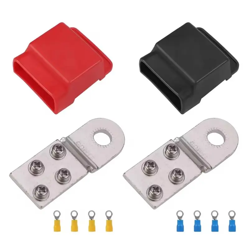 Terminal Mount With Insulating Cover 32V 100A DC For Positive& Negative Auto Battery Electrical Connections
Terminal Mount With Insulating Cover 32V 100A DC For Positive& Negative Auto Battery Electrical Connections