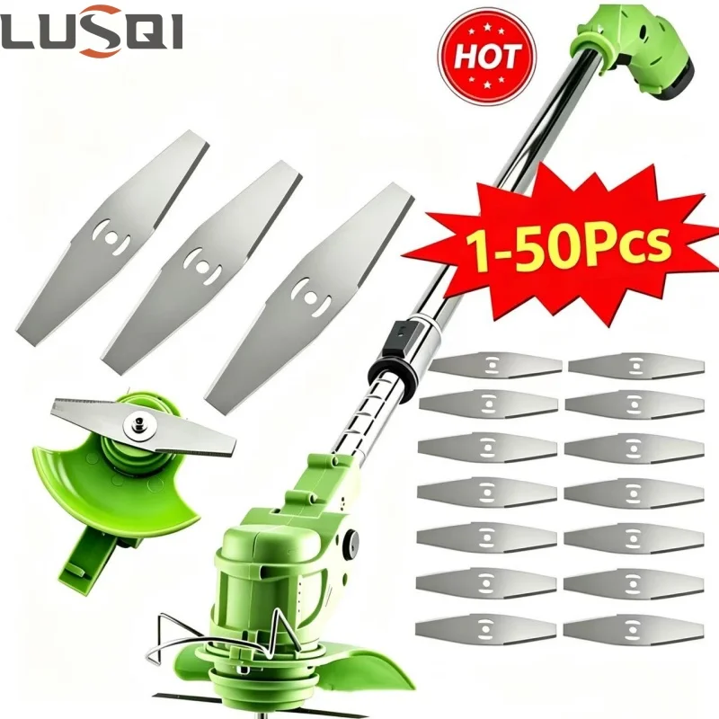 LUSQI 50Pcs/1Pc 5mm Metal Trimmer Blade For Grass Brush Cutter Weed Eater Lawn Mower Head Replacement Garden Power Tool Part
LUSQI 50Pcs/1Pc 5mm Metal Trimmer Blade For Grass Brush Cutter Weed Eater Lawn Mower Head Replacement Garden Power Tool Part