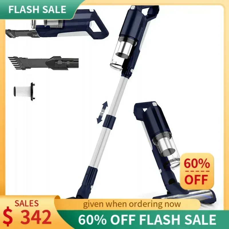 DD2hall cordless vacuum cleaner, 25kpa suction 280W brushless motor 4 in 1stick vacuum cleaner, handheld vacuum up to 55mins run
DD2hall cordless vacuum cleaner, 25kpa suction 280W brushless motor 4 in 1stick vacuum cleaner, handheld vacuum up to 55mins run