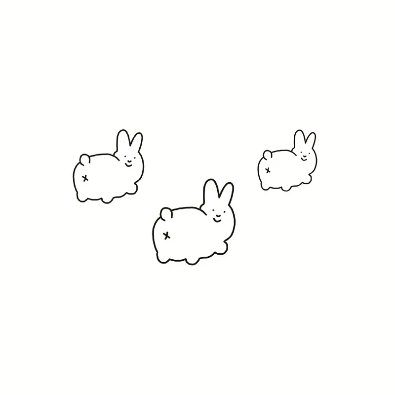 Waterproof Temporary Tattoo Sticker Cartoon Cute Bunny Small Size Body Art Fake Tatto Flash Tatoo Wrist Foot Hand for Men Women
Waterproof Temporary Tattoo Sticker Cartoon Cute Bunny Small Size Body Art Fake Tatto Flash Tatoo Wrist Foot Hand for Men Women