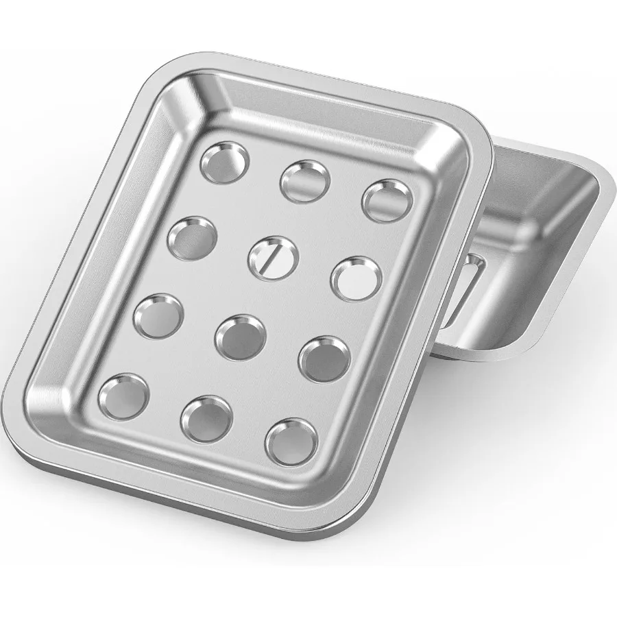 Мыльница Большой размер из нержавеющей стали, двухслойная сливная металлическая мыльница для ванной комнаты и кухни
Мыльница Большой размер из нержавеющей стали, двухслойная сливная металлическая мыльница для ванной комнаты и кухни