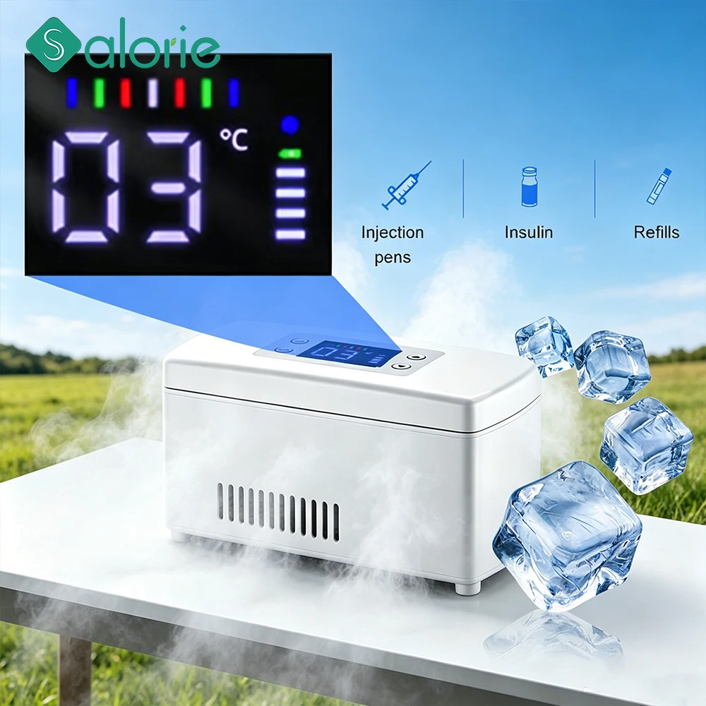 Insulin Medicine Cooler Box , HD Screen Elder Friendly Mini Constant Cooling Drug Refrigerator Outdoor Travel Cooling Case
Insulin Medicine Cooler Box , HD Screen Elder Friendly Mini Constant Cooling Drug Refrigerator Outdoor Travel Cooling Case