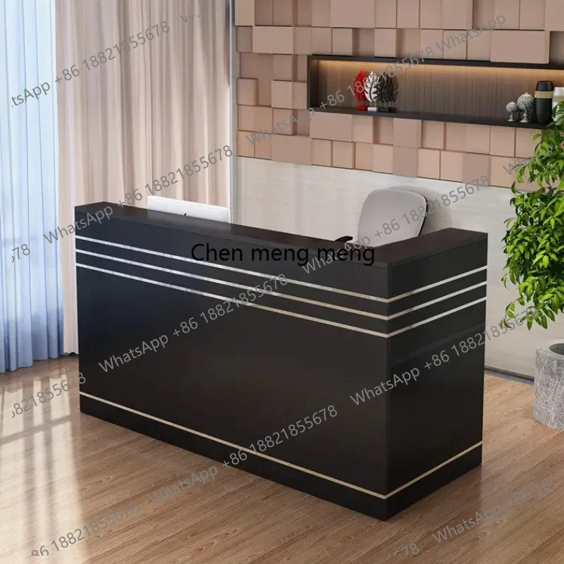 Modern Reception Desk Luxury Front Service Beauty Salon Reception Desk Business Hairdresser Comptoir Caisse Corner Furniture
Modern Reception Desk Luxury Front Service Beauty Salon Reception Desk Business Hairdresser Comptoir Caisse Corner Furniture