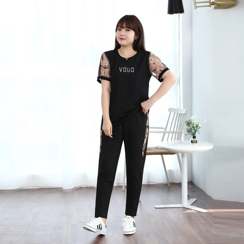 7XL Cotton Women Tracksuits Outfits Sportswear Korean Loose Flower Printed Sweatshirt+pant Running Jogger Gym Workout Casual Set
7XL Cotton Women Tracksuits Outfits Sportswear Korean Loose Flower Printed Sweatshirt+pant Running Jogger Gym Workout Casual Set