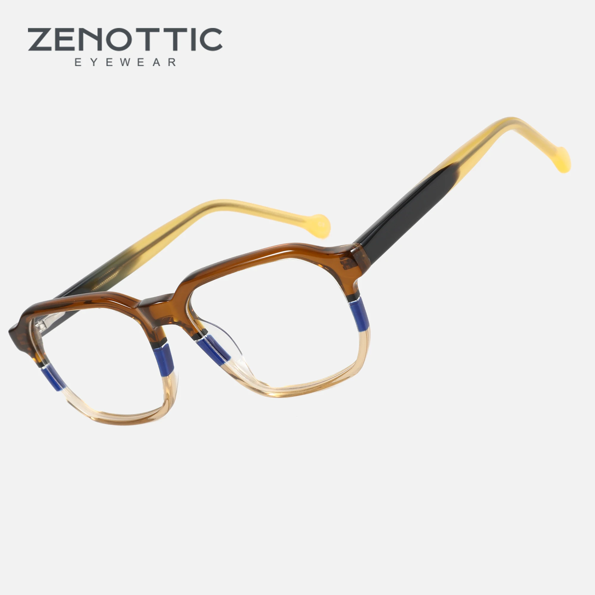 ZENOTTIC High Quality Acetate Glasses Frame Men Square Optical Eyeglasses Frames Non-Prescription 2023 Trend Eyewear A01061
ZENOTTIC High Quality Acetate Glasses Frame Men Square Optical Eyeglasses Frames Non-Prescription 2023 Trend Eyewear A01061