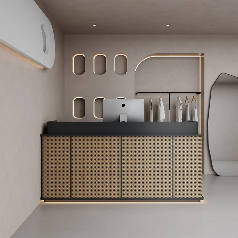 Clothing Store Checkout Counters Homestay Japanese Korean Restaurant Checkout Counters Rattan Woven Furniture Cajero JT40C
Clothing Store Checkout Counters Homestay Japanese Korean Restaurant Checkout Counters Rattan Woven Furniture Cajero JT40C