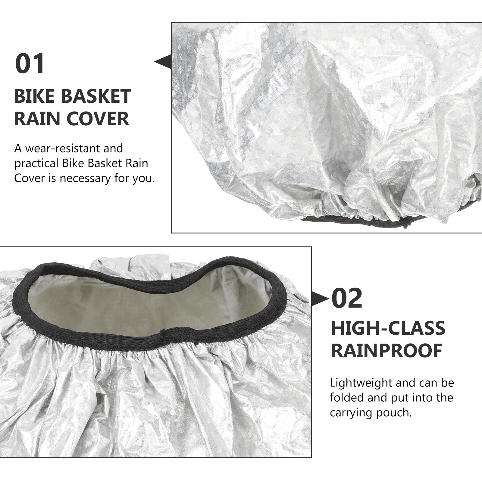 Bicycle Basket Waterproof Rain Cover Foldable Lightweight Protector For Front Rear Bike Camping Hiking Cycling Outdoor Cover
Bicycle Basket Waterproof Rain Cover Foldable Lightweight Protector For Front Rear Bike Camping Hiking Cycling Outdoor Cover