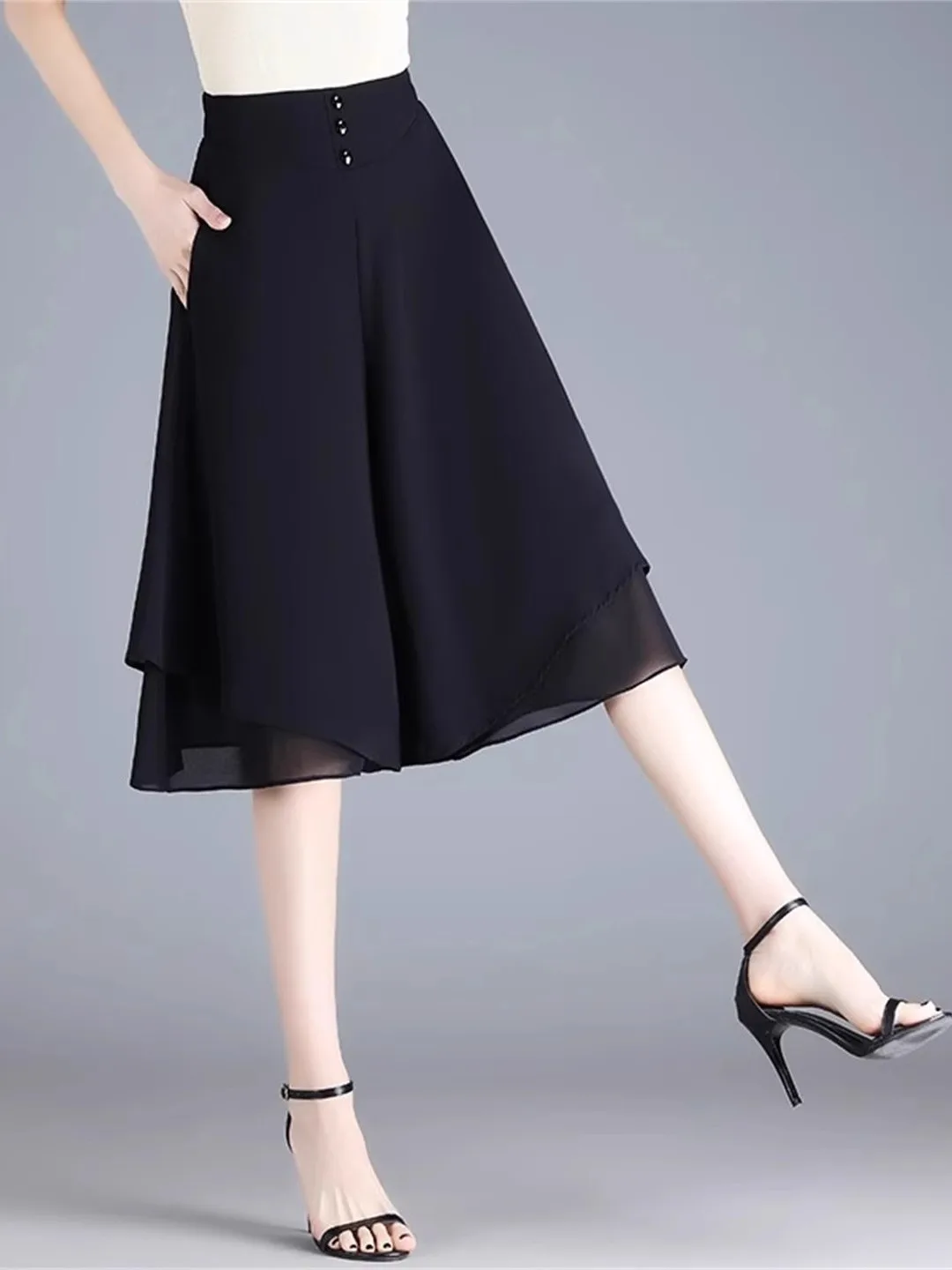 Ice Silk Quick Dry Loose High Waist Drapey Thin Mom Wide Leg Pants Summer Comfortable Casual Skirt Women's Fashion
Ice Silk Quick Dry Loose High Waist Drapey Thin Mom Wide Leg Pants Summer Comfortable Casual Skirt Women's Fashion