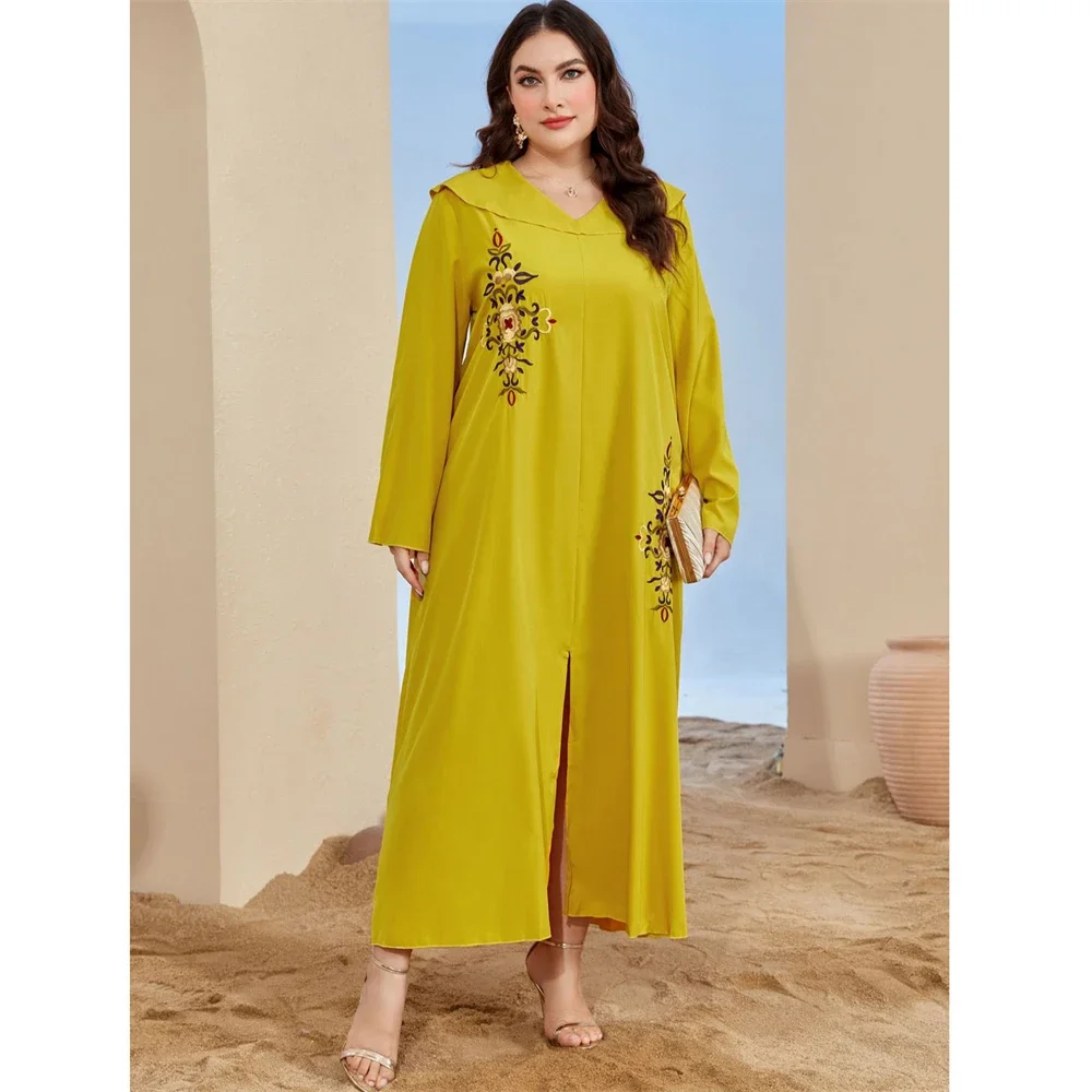 Dubai Abaya for Elegant Women Muslim Embroidery Long Maxi Dress Turkey Arabic Kaftan Gown Ramadan Loose Caftan Vestidos Jalabiya
Dubai Abaya for Elegant Women Muslim Embroidery Long Maxi Dress Turkey Arabic Kaftan Gown Ramadan Loose Caftan Vestidos Jalabiya