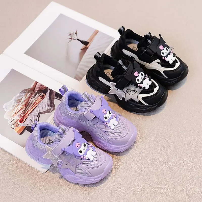 Kuromi Anime Kawaii Sanrio Children Sports Shoes Spring Autumn Cute Cartoon Casual Mesh Surface Breathable Sneakers Kids Gifts
Kuromi Anime Kawaii Sanrio Children Sports Shoes Spring Autumn Cute Cartoon Casual Mesh Surface Breathable Sneakers Kids Gifts