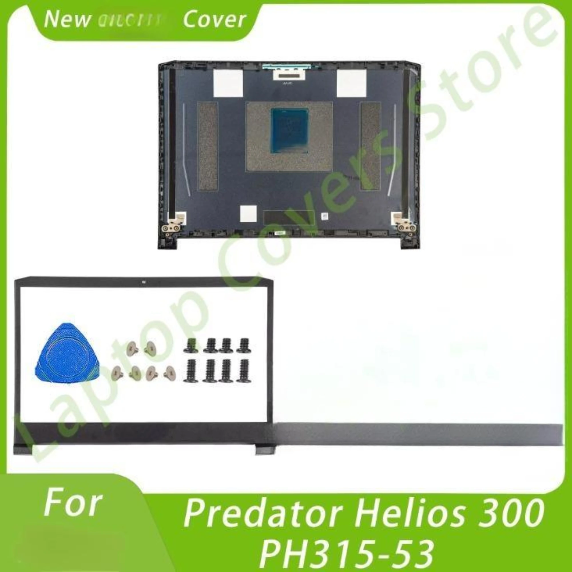 Laptop Housing Cases For Predator Helios 300 PH315-53 PH315-54 N20C3 LCD Back Cover Front Bezel Bottom Case Replace 15.6inc
Laptop Housing Cases For Predator Helios 300 PH315-53 PH315-54 N20C3 LCD Back Cover Front Bezel Bottom Case Replace 15.6inc