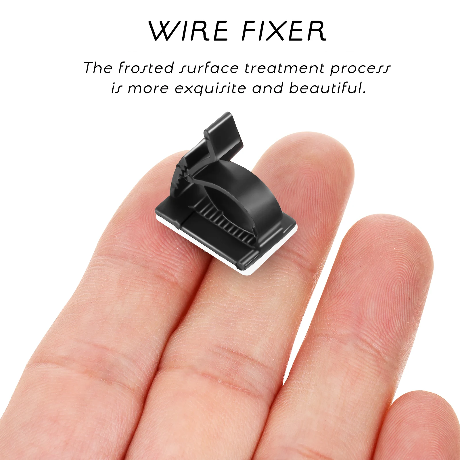 10 Pcs Cable Management Clips Wire Fixer Holders Desktop Cord Organizer Adhesive Plastic Charging Computer USB Video
10 Pcs Cable Management Clips Wire Fixer Holders Desktop Cord Organizer Adhesive Plastic Charging Computer USB Video