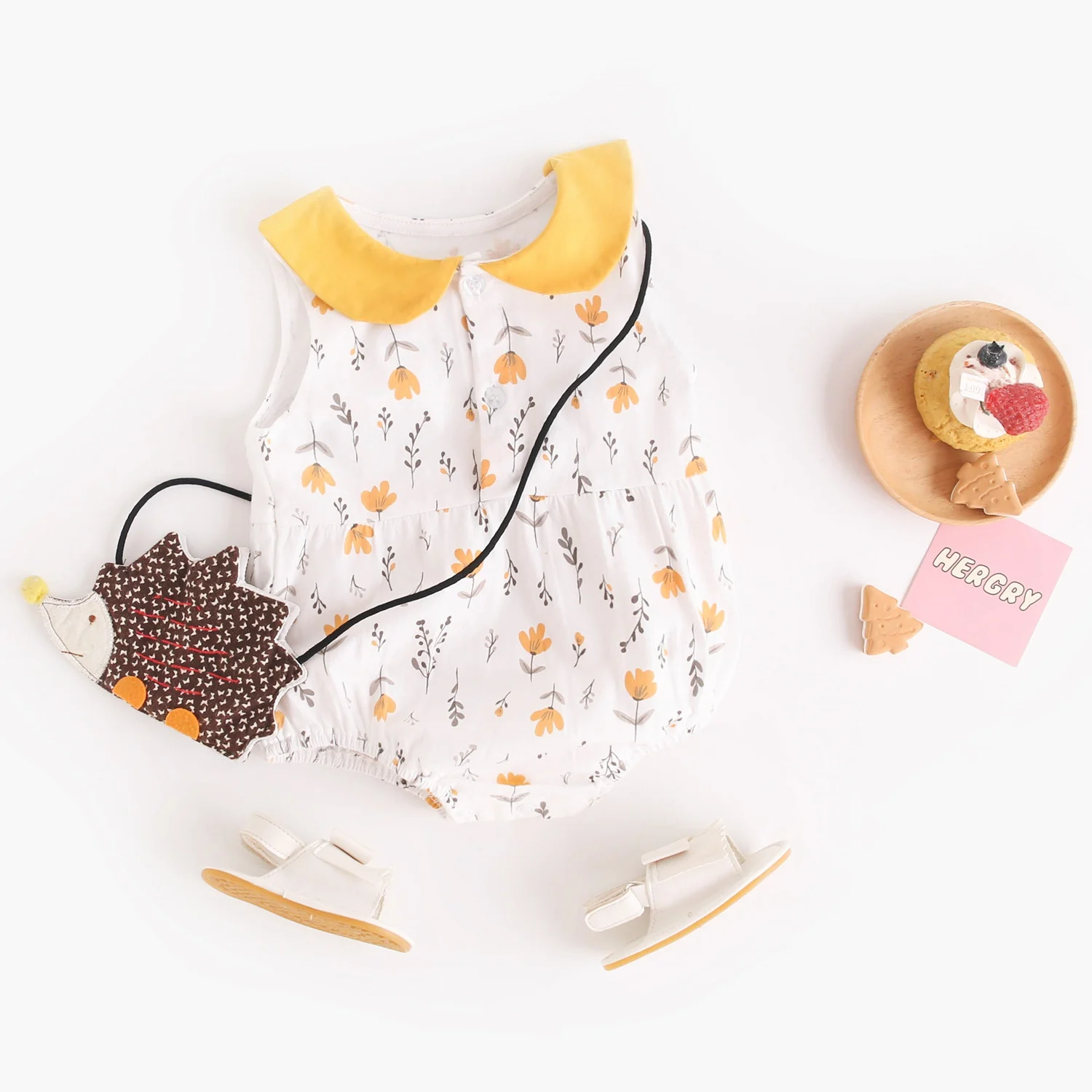 Sanlutoz Summer Toddlers Bodysuits Cute Floral Baby Girls Sleeveless Onesies Clothing Soft 
Sanlutoz Summer Toddlers Bodysuits Cute Floral Baby Girls Sleeveless Onesies Clothing Soft