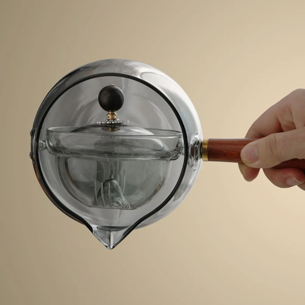 Elegant Retro Glass Teapot Long Handle Filter Kettle Portable Tea Ware Heat Resistant Practical for Home Office Party Travel
Elegant Retro Glass Teapot Long Handle Filter Kettle Portable Tea Ware Heat Resistant Practical for Home Office Party Travel