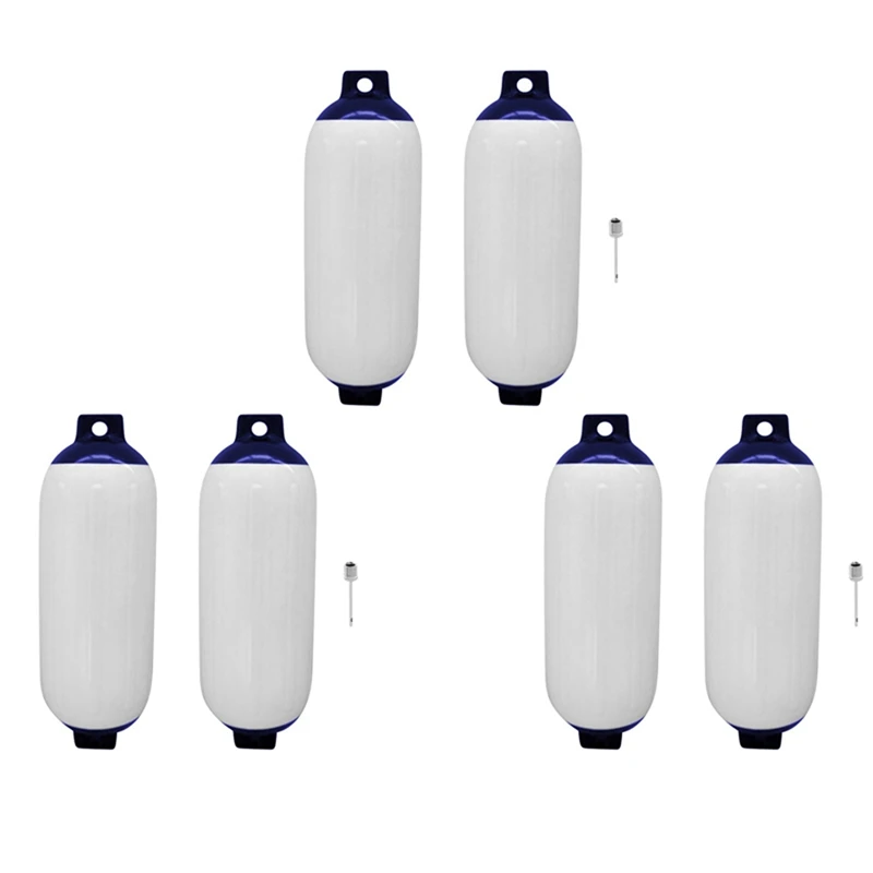 6PCS Inflatable Boat Fender PVC Boat Anchor Fender Buoy Yacht Fenders UV Protection Ribbed Bumper Boat Accessories
6PCS Inflatable Boat Fender PVC Boat Anchor Fender Buoy Yacht Fenders UV Protection Ribbed Bumper Boat Accessories