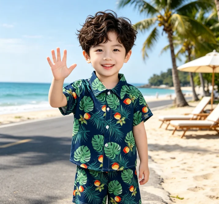 2 Piece Set Baby Boy Summer New Style Fashion and Handsome Short Sleeve Shirt and Short Pants Kids Outwear Suit Fruit
2 Piece Set Baby Boy Summer New Style Fashion and Handsome Short Sleeve Shirt and Short Pants Kids Outwear Suit Fruit
