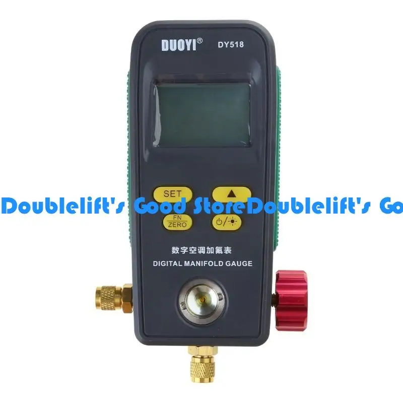 652F Refrigeration Digital Manifold Gauge Pressure Temperature Electronic Manometer Gauge Tester DY518 Car Air Conditioner
652F Refrigeration Digital Manifold Gauge Pressure Temperature Electronic Manometer Gauge Tester DY518 Car Air Conditioner