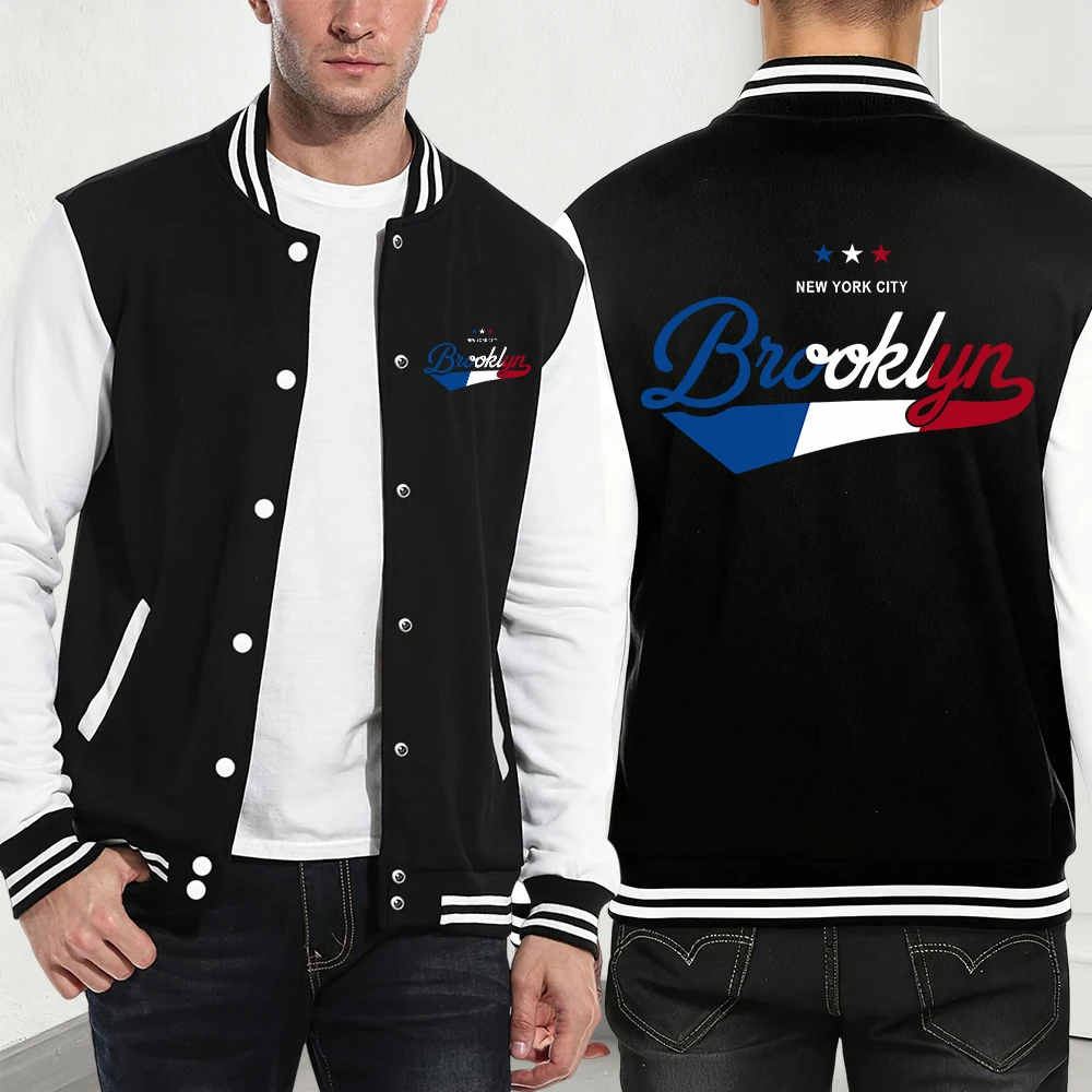 New York City Brooklyn Star Printing Jackets Mens Winter Pocket Baseball Jersey Street Loose Coats Basics Fleece Warm Clothes
New York City Brooklyn Star Printing Jackets Mens Winter Pocket Baseball Jersey Street Loose Coats Basics Fleece Warm Clothes