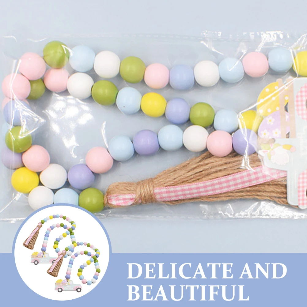 2Pcs Easter Egg Decorations Colorful Wooden Bead H made Tassel Hanging nament Eco Friendly DIY Craft Hemp Rope Car Charm
2Pcs Easter Egg Decorations Colorful Wooden Bead H made Tassel Hanging nament Eco Friendly DIY Craft Hemp Rope Car Charm