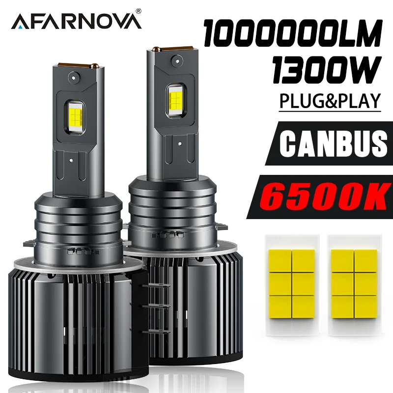 H15 Led Car Headlights blub Canbus 1300W 1000000Lm Csp Chip 6500K Auto Lights Turbo Fan Plug&Play H15 Headlamp For 99% Cars
H15 Led Car Headlights blub Canbus 1300W 1000000Lm Csp Chip 6500K Auto Lights Turbo Fan Plug&Play H15 Headlamp For 99% Cars