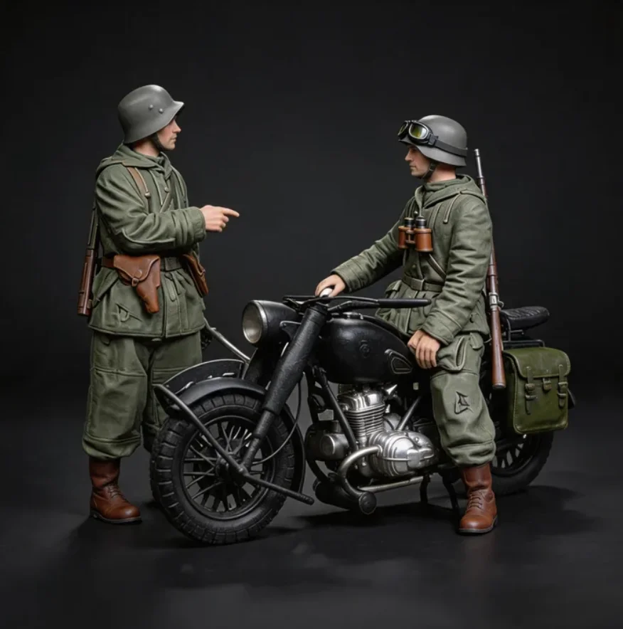 1/35 Two soldier resin models assembled and colored by themselves, excluding vehicles A-2274
1/35 Two soldier resin models assembled and colored by themselves, excluding vehicles A-2274