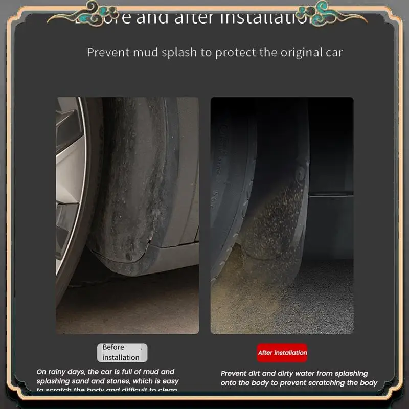 Black Fender TPE Fender For Tesla New Model 3+ Front Rear Wheel Fender Splash Guards Official Mud Guard For Model3 Car 2024
Black Fender TPE Fender For Tesla New Model 3+ Front Rear Wheel Fender Splash Guards Official Mud Guard For Model3 Car 2024