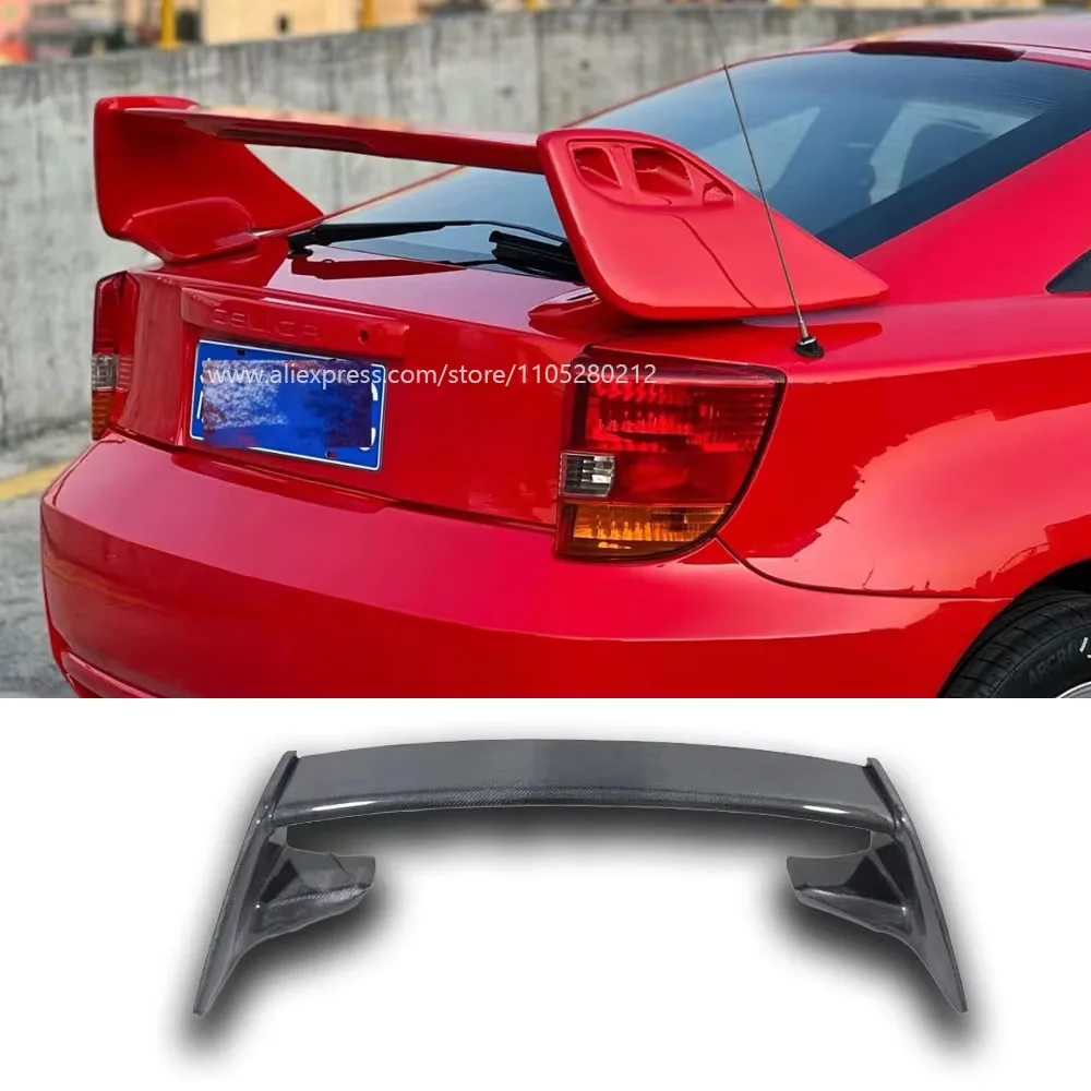 Suitable for Toyota Celica 2000-2005 models, carbon fiber rear spoiler, original style rear wing, classic car modification
Suitable for Toyota Celica 2000-2005 models, carbon fiber rear spoiler, original style rear wing, classic car modification