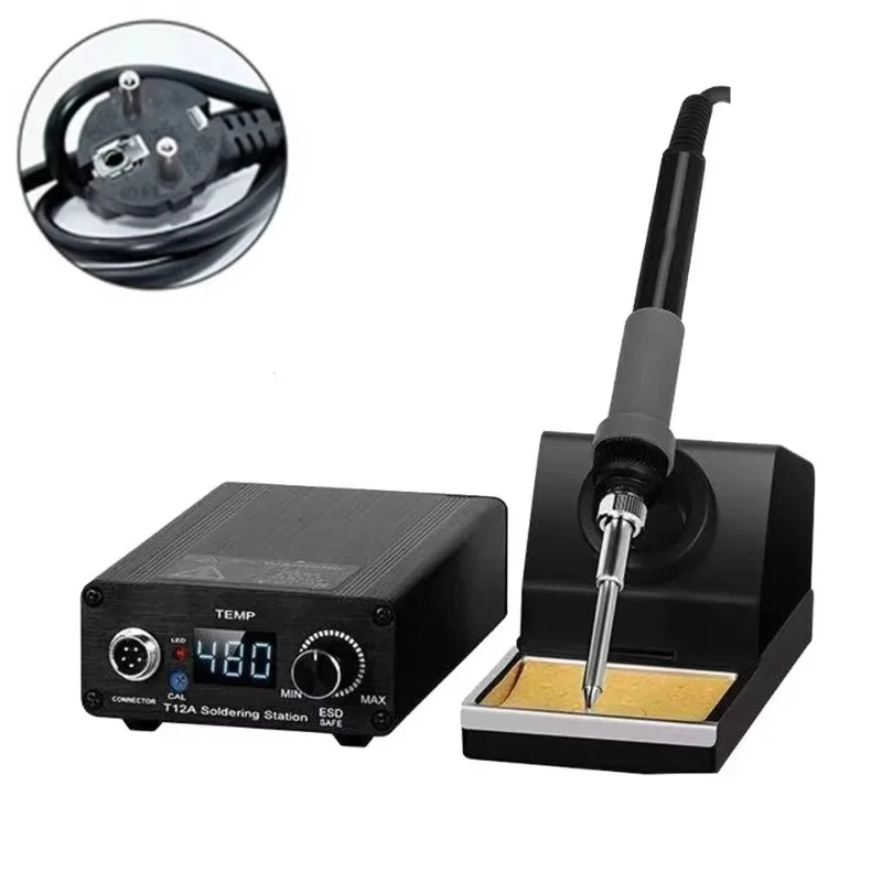 T12 Fast Heating Thermostatic Soldering Iron 75W Thermostat Soldering Station for Motherboard BGA PCB Repair
T12 Fast Heating Thermostatic Soldering Iron 75W Thermostat Soldering Station for Motherboard BGA PCB Repair