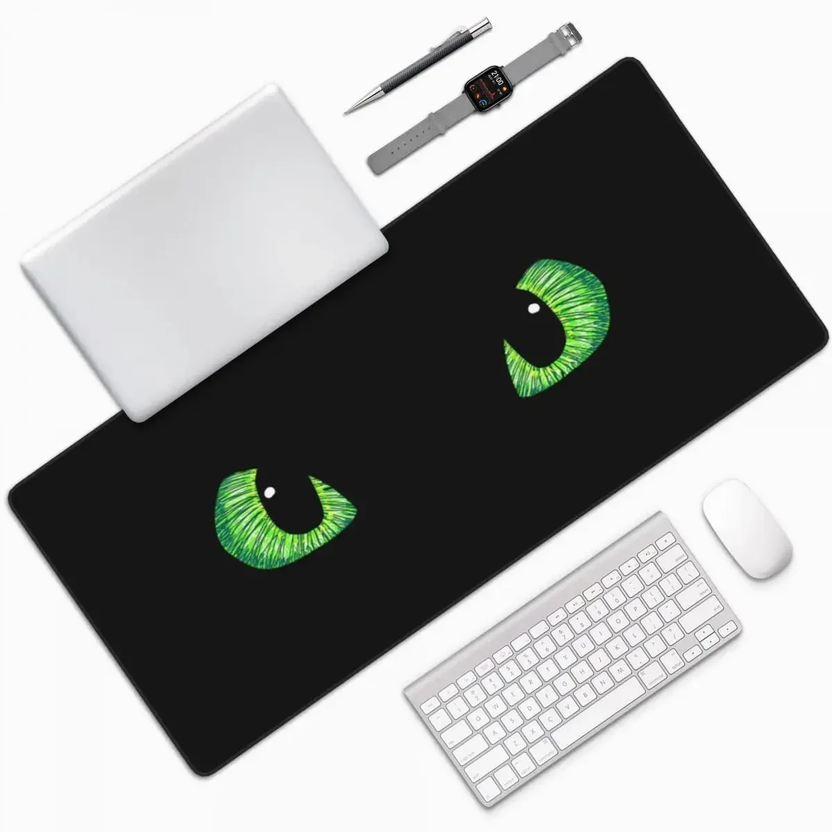 Green Toothless Dragon Eyes Drawing Large Mouse Pad Computer Keyboard Mouse Mat Gamer PC Laptop Desk Mat Office Table Mats
Green Toothless Dragon Eyes Drawing Large Mouse Pad Computer Keyboard Mouse Mat Gamer PC Laptop Desk Mat Office Table Mats