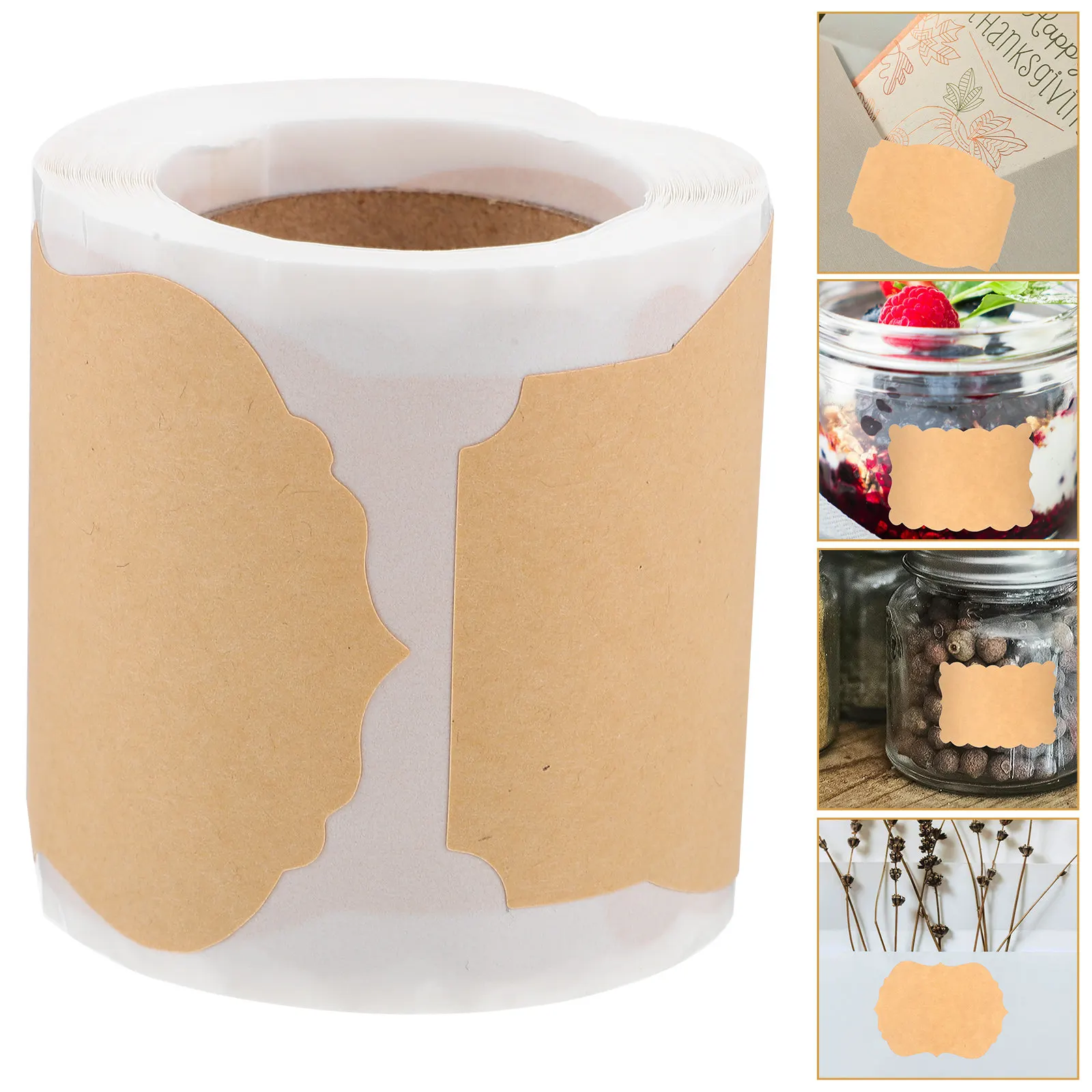 Adhesive Label Sticker Roll Gift Decorative Writable Kraft Sealing Stickers for Envelope Gift Box Candy Bag DIY Craft Scrapbook
Adhesive Label Sticker Roll Gift Decorative Writable Kraft Sealing Stickers for Envelope Gift Box Candy Bag DIY Craft Scrapbook