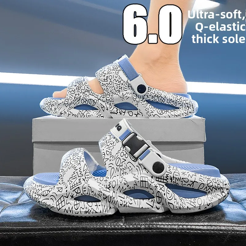 Men's Summer Thick Bottom Sports Beach Slippers Anti-Slip Wear-Resistant Driving Dual-Purpose Slip-On EVA Material
Men's Summer Thick Bottom Sports Beach Slippers Anti-Slip Wear-Resistant Driving Dual-Purpose Slip-On EVA Material
