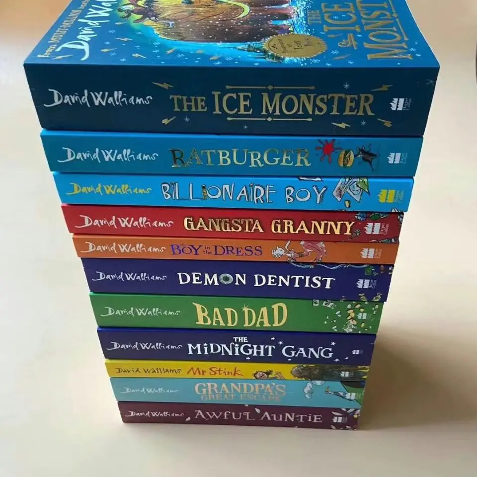 11Pcs/Set English Children's Novels David Walliams David Juvenile Humorous Growth Kids Reading Storybook Comic Chapter Book
11Pcs/Set English Children's Novels David Walliams David Juvenile Humorous Growth Kids Reading Storybook Comic Chapter Book