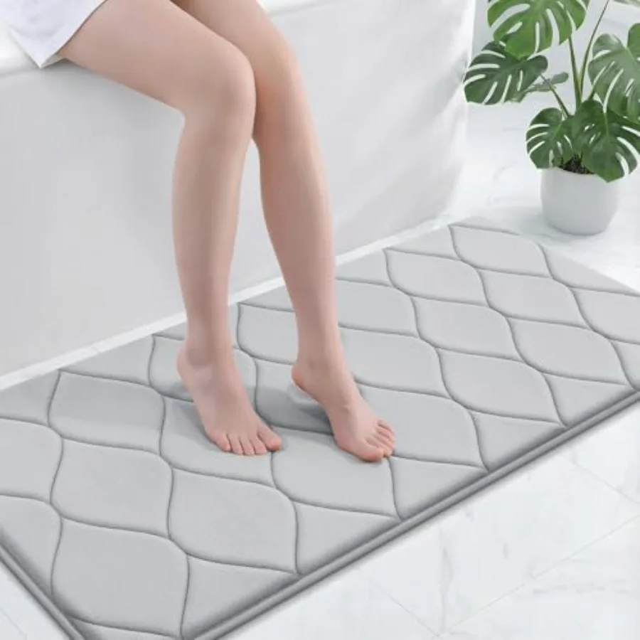 Memory Foam Bath Mat, Ultra Soft Non-Slip Bathroom Rug, Plush Water Absorbent Quick Dry and Machine Washable Floor Mat for Show
Memory Foam Bath Mat, Ultra Soft Non-Slip Bathroom Rug, Plush Water Absorbent Quick Dry and Machine Washable Floor Mat for Show