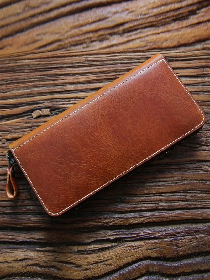 Handmade Retro Skeleton-Skin Men's Long Wallet Women's Genuine Leather Zipper First Layer Cowhide Casual Clutch
Handmade Retro Skeleton-Skin Men's Long Wallet Women's Genuine Leather Zipper First Layer Cowhide Casual Clutch