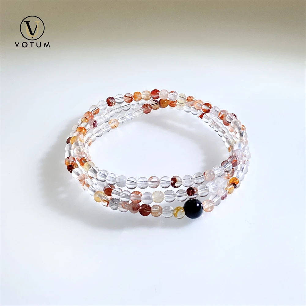 Votum Natural Red Inclusion Hematoid Quartz Bracelet for Women Lady Black Tourmaline Beaded Gift Girl Crystal Bracelets Jewelry
Votum Natural Red Inclusion Hematoid Quartz Bracelet for Women Lady Black Tourmaline Beaded Gift Girl Crystal Bracelets Jewelry