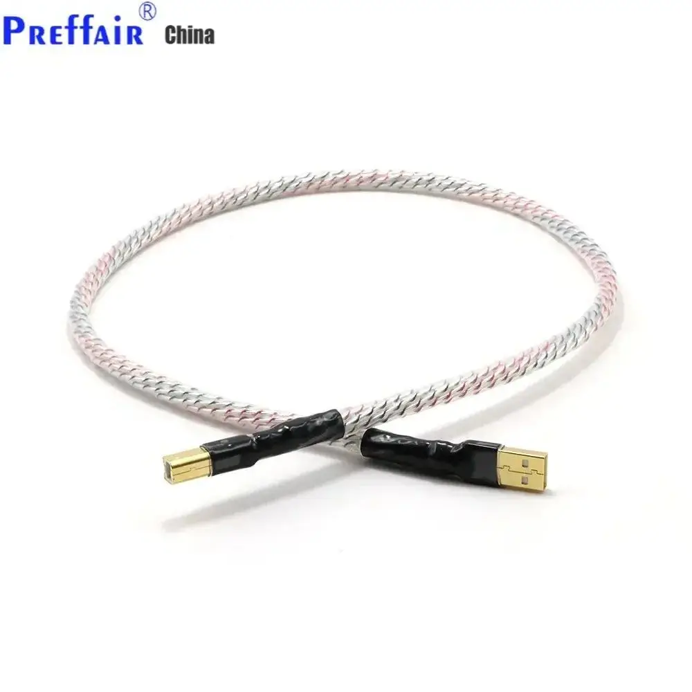 Top-rated Hifi Silver Plated Shield USB 2.0 Version Cable Type A to Type B Hifi Data Cable
Top-rated Hifi Silver Plated Shield USB 2.0 Version Cable Type A to Type B Hifi Data Cable