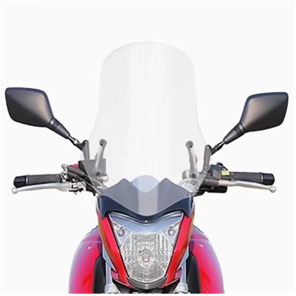 For GW250 GW 250 windshield modification High quality windshield with high and thick front windshield protector with bracket
For GW250 GW 250 windshield modification High quality windshield with high and thick front windshield protector with bracket