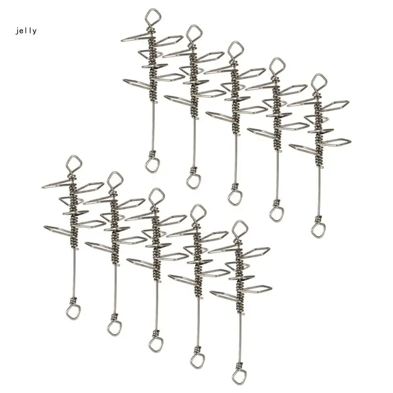 10Pcs High Strength Corrosions Resistant Stainless Steel Spring Fishing Rigs Fishing Spring Set for Lake River Fishing 448C
10Pcs High Strength Corrosions Resistant Stainless Steel Spring Fishing Rigs Fishing Spring Set for Lake River Fishing 448C