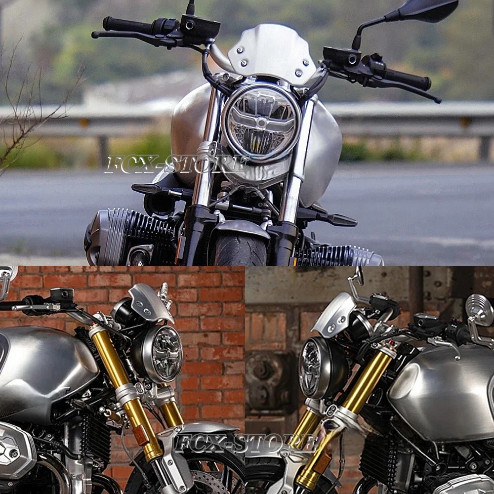 For BMW R NINE T Racer RNINET Pure Rninet Urban G S R9T Scrambler Motorcycle Windscreen Aluminum Windshield Wind Deflector Kit
For BMW R NINE T Racer RNINET Pure Rninet Urban G S R9T Scrambler Motorcycle Windscreen Aluminum Windshield Wind Deflector Kit