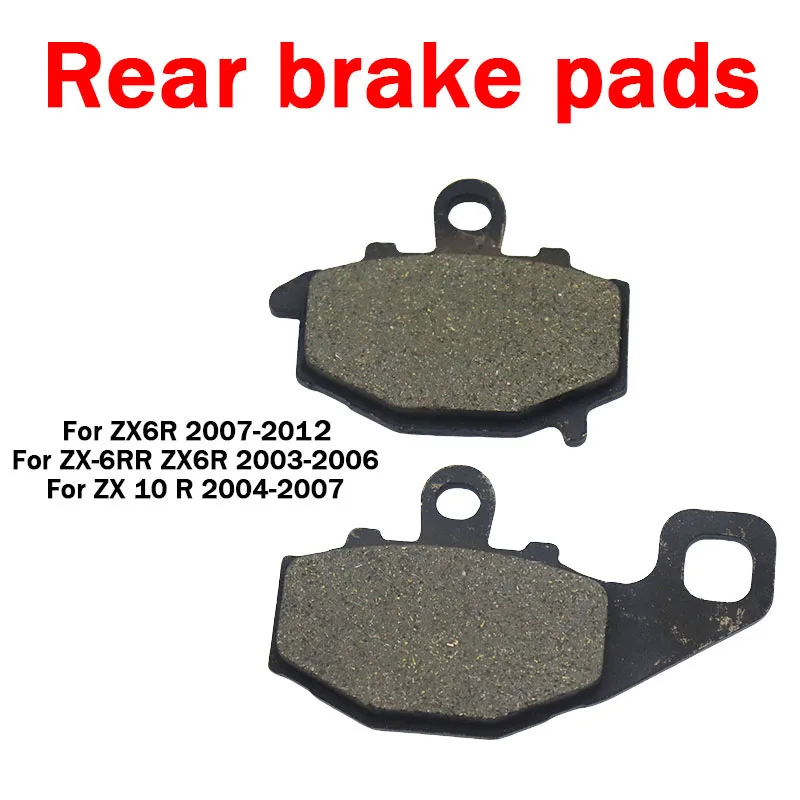 For Kawasaki ZX6RR ZX6R ZX 6RR 6R 2003-2006 ZX10R 10R 2004-2007 Rear Brake Pads Motorbike Braking Disc Accessories
For Kawasaki ZX6RR ZX6R ZX 6RR 6R 2003-2006 ZX10R 10R 2004-2007 Rear Brake Pads Motorbike Braking Disc Accessories