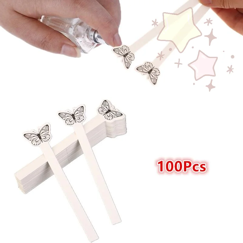 100pcs Creative Butterfly Shape Testing Aromatherapy Fragrance Perfume Essential Oils Test Tester Paper Strips 
100pcs Creative Butterfly Shape Testing Aromatherapy Fragrance Perfume Essential Oils Test Tester Paper Strips