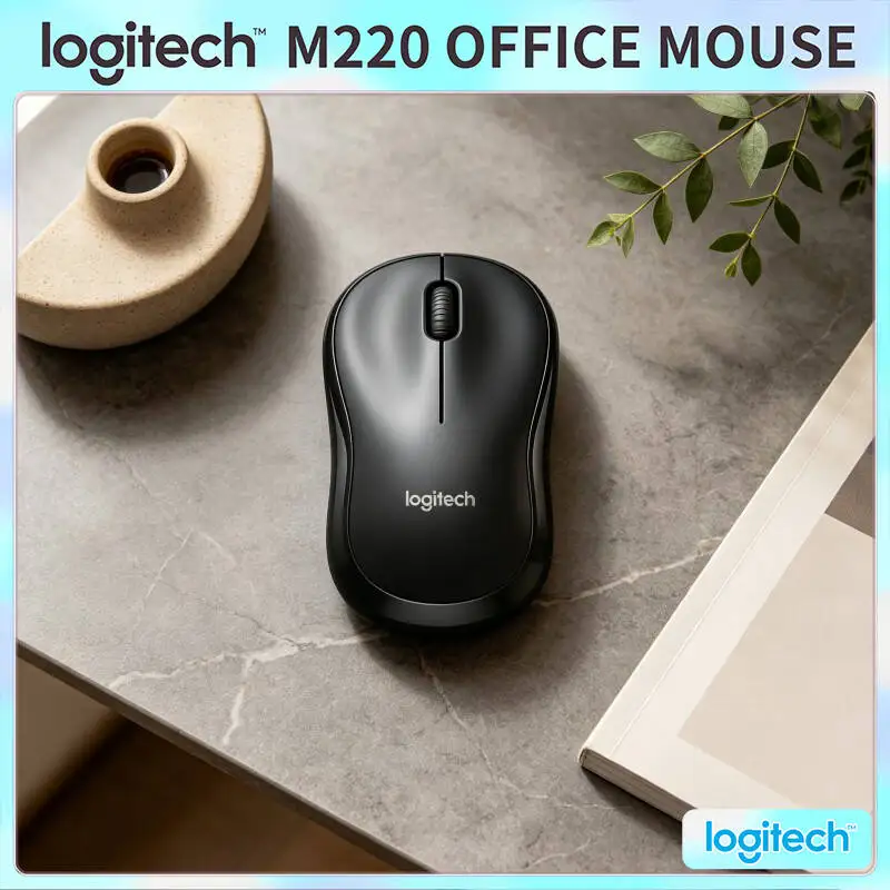 Logitech M220 Wireless Mouse Silent Clicks 18-Month Battery USB Receiver 3 Buttons Ergonomic Comfort Grip Office Home Accessory
Logitech M220 Wireless Mouse Silent Clicks 18-Month Battery USB Receiver 3 Buttons Ergonomic Comfort Grip Office Home Accessory