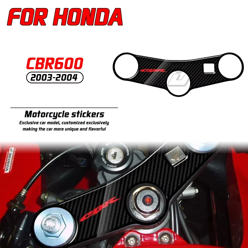 Для Honda CBR600 2003-2004 мотоцикл 3D углеродное волокно защитный верхний тройной зажим комплект наклеек 
Для Honda CBR600 2003-2004 мотоцикл 3D углеродное волокно защитный верхний тройной зажим комплект наклеек