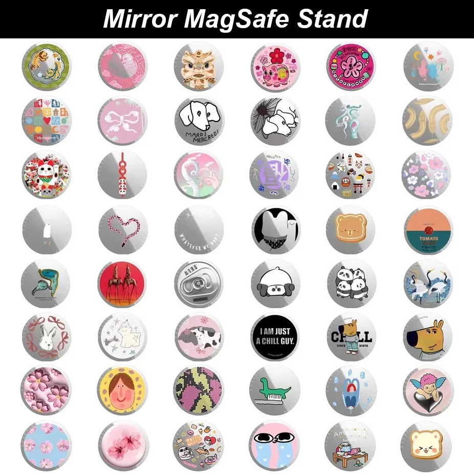 Mirror MagSafe Stand Folding Phone Holder for IPhone Holder Mount Support for Samsung Galaxy
Mirror MagSafe Stand Folding Phone Holder for IPhone Holder Mount Support for Samsung Galaxy