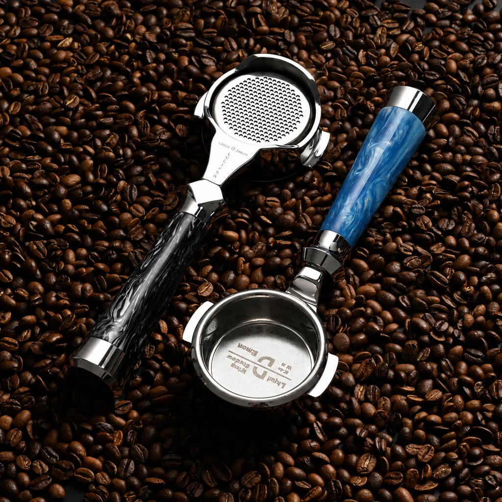 MUVNA Espresso Bottomless Portailfter E61 Machines Lucifer Series, Naked Portafilter with Basket Fits E61 Machines
MUVNA Espresso Bottomless Portailfter E61 Machines Lucifer Series, Naked Portafilter with Basket Fits E61 Machines