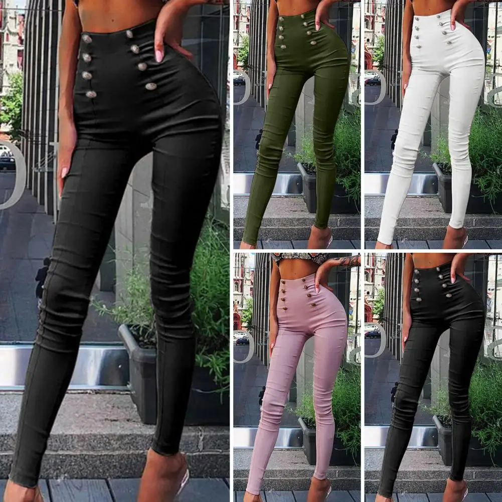 Women Pants Elegant High Waist Pencil Pants for Women Slim Fit Solid Color Trousers Stylish Wear for Outfits Comfortable Women
Women Pants Elegant High Waist Pencil Pants for Women Slim Fit Solid Color Trousers Stylish Wear for Outfits Comfortable Women